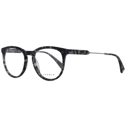 Sandro Gray Plastic Glasses (Frames) - Men's grey full-rim plastic frames, size 51-18-145, includes branded case, no spring hinge.