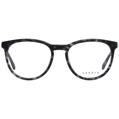 Sandro Gray Plastic Glasses (Frames) for men with grey full-rim, plastic material, size 51-18-145, temples length 145mm.