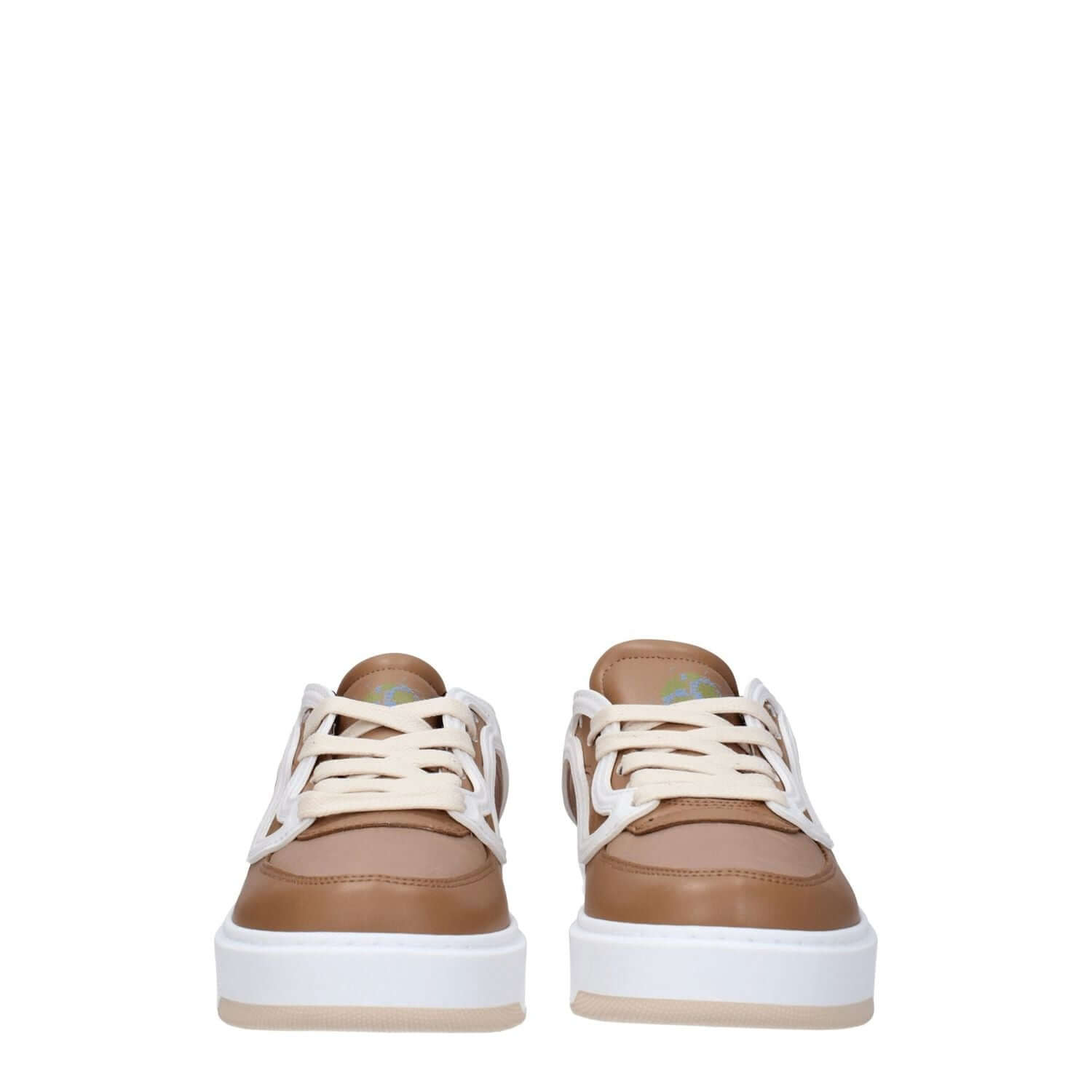 Stella McCartney Brown Fabric Chunky Sneakers