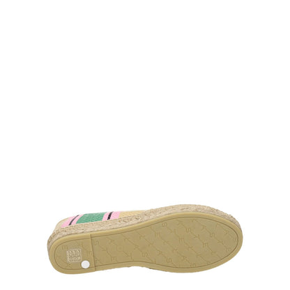 Sole view of Stella McCartney Multicolor Fabric Espadrilles with rubber sole and logo detail, casual style, MPN 810168E000913929.