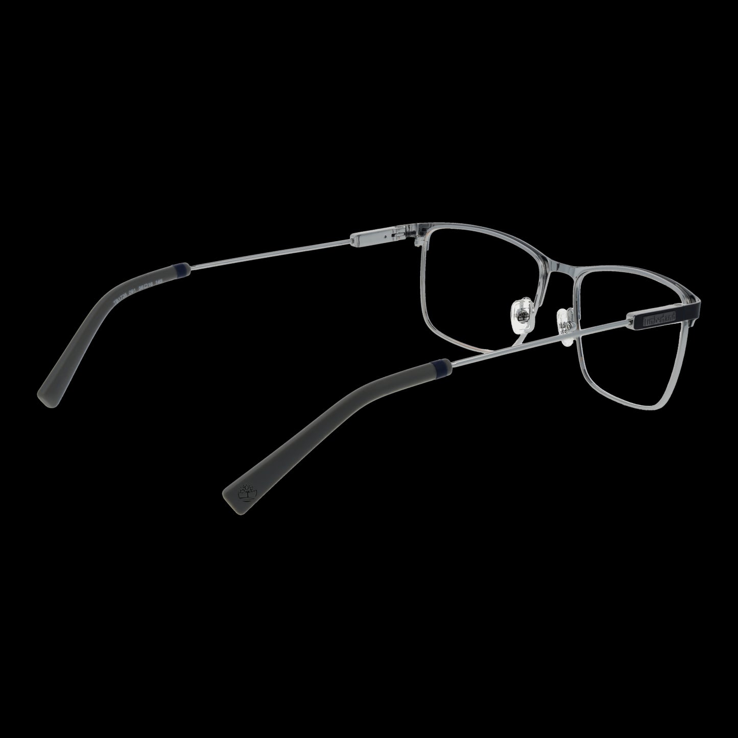 TIMBERLAND MOD. TB1736 56091 eyeglasses for gents with sleek metal frame design on black background