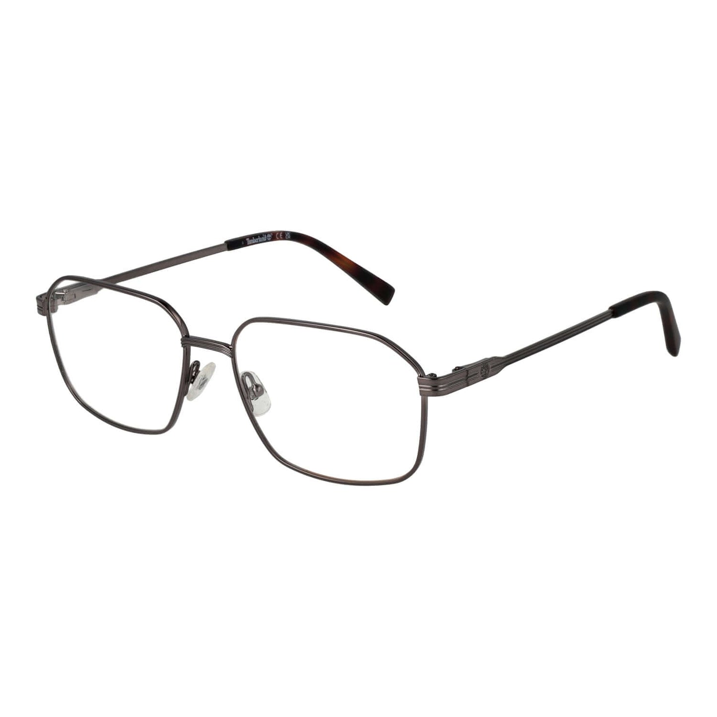 Elegant metal frame glasses for men, TIMBERLAND MOD. TB1798 55008, stylish design with rectangular shape.