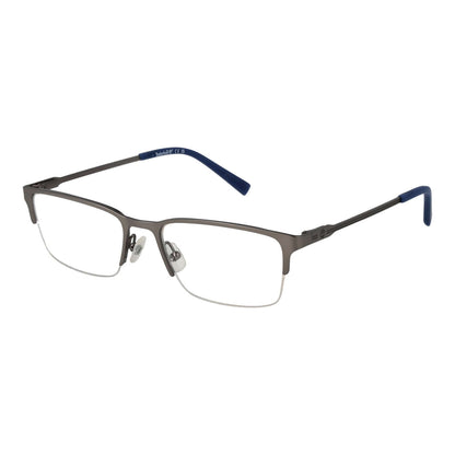 TIMBERLAND MOD. TB1799 53009 eyeglasses for gents with blue temple tips and metal frame.