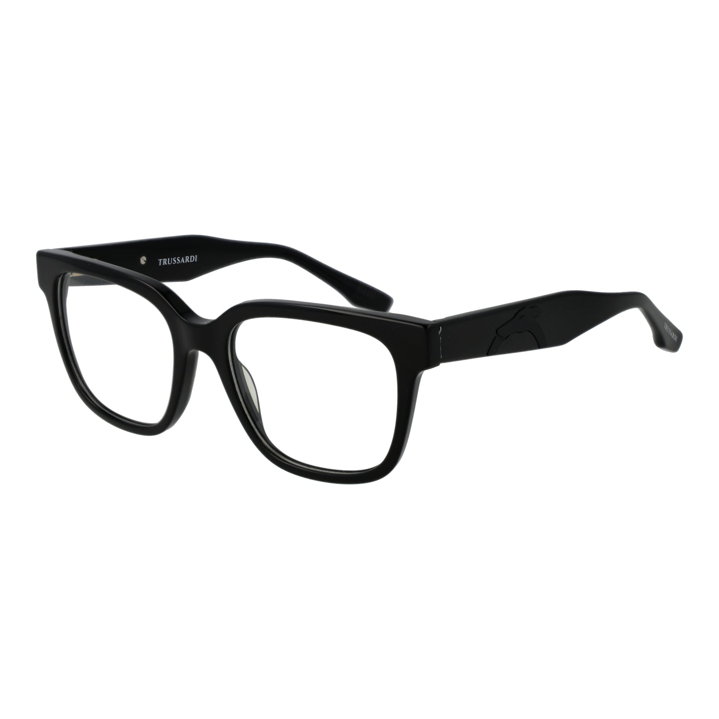 TRUSSARDI MOD. TSM6050 52A01 Gent's black eyeglasses, stylish and modern design