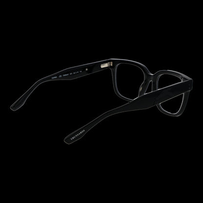 TRUSSARDI MOD. TSM6050 52A01 - Gent's black eyeglasses on a black background