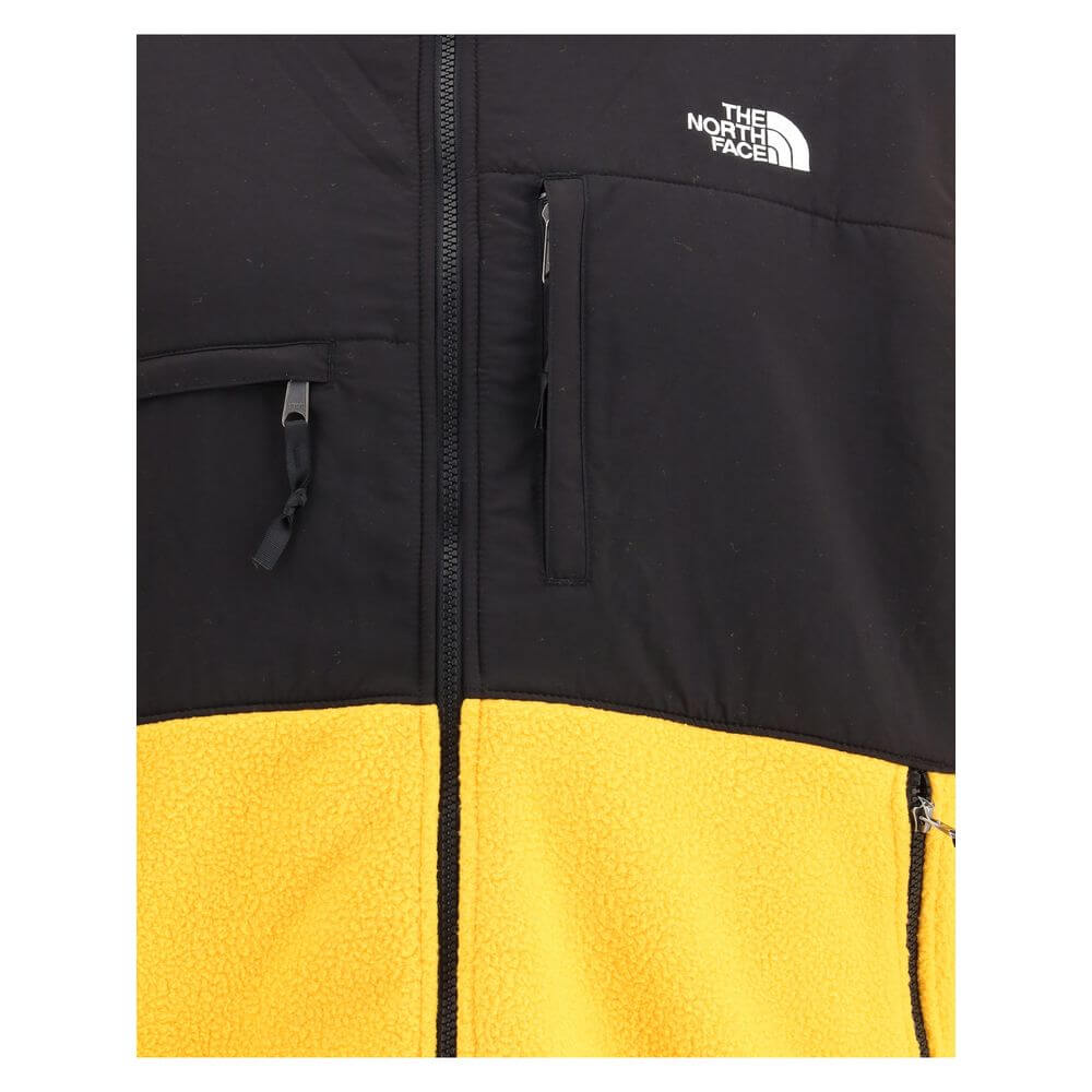 Alt Tag: The North Face Multicolor Polyamide Full-Length Jacket with zipper closure and stitched logo.