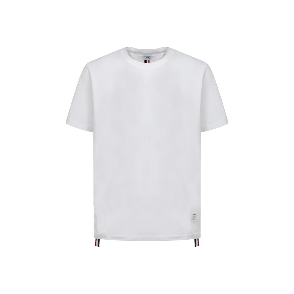 Thom Browne White Cotton T-Shirt