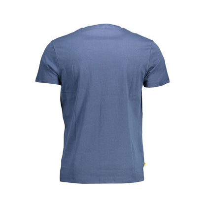Back view of Timberland Blue Organic Cotton Men T-Shirt
