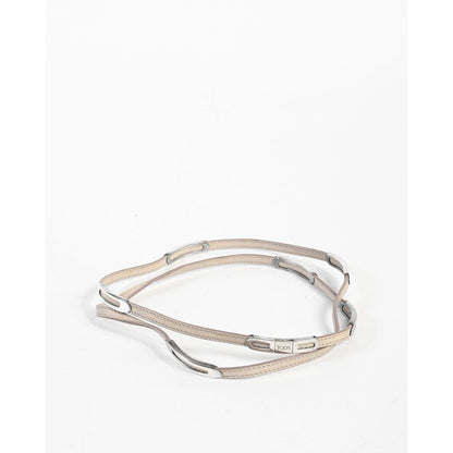 Tod's Beige Leather Bracelet