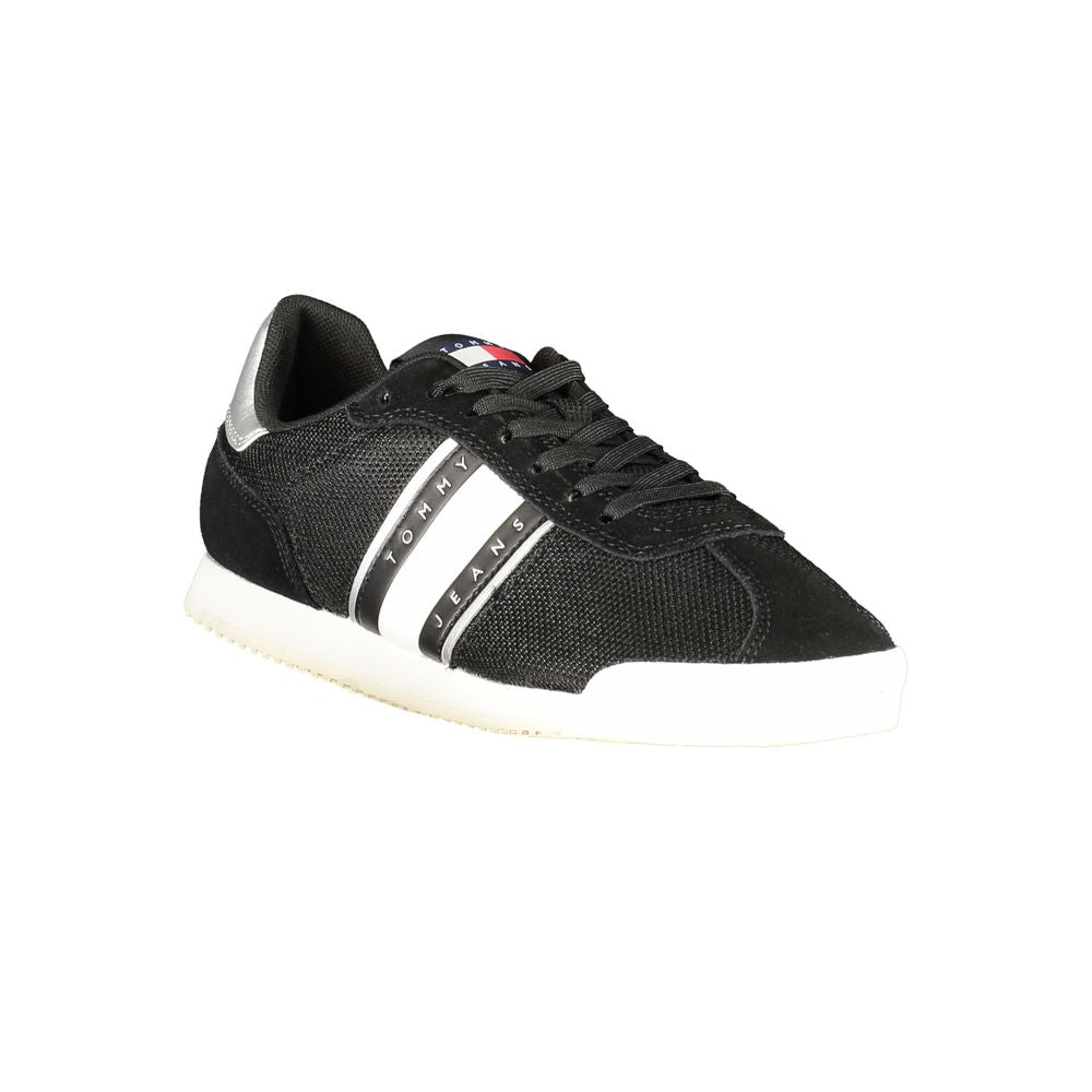 Tommy Hilfiger Black Polyester Women Sneaker