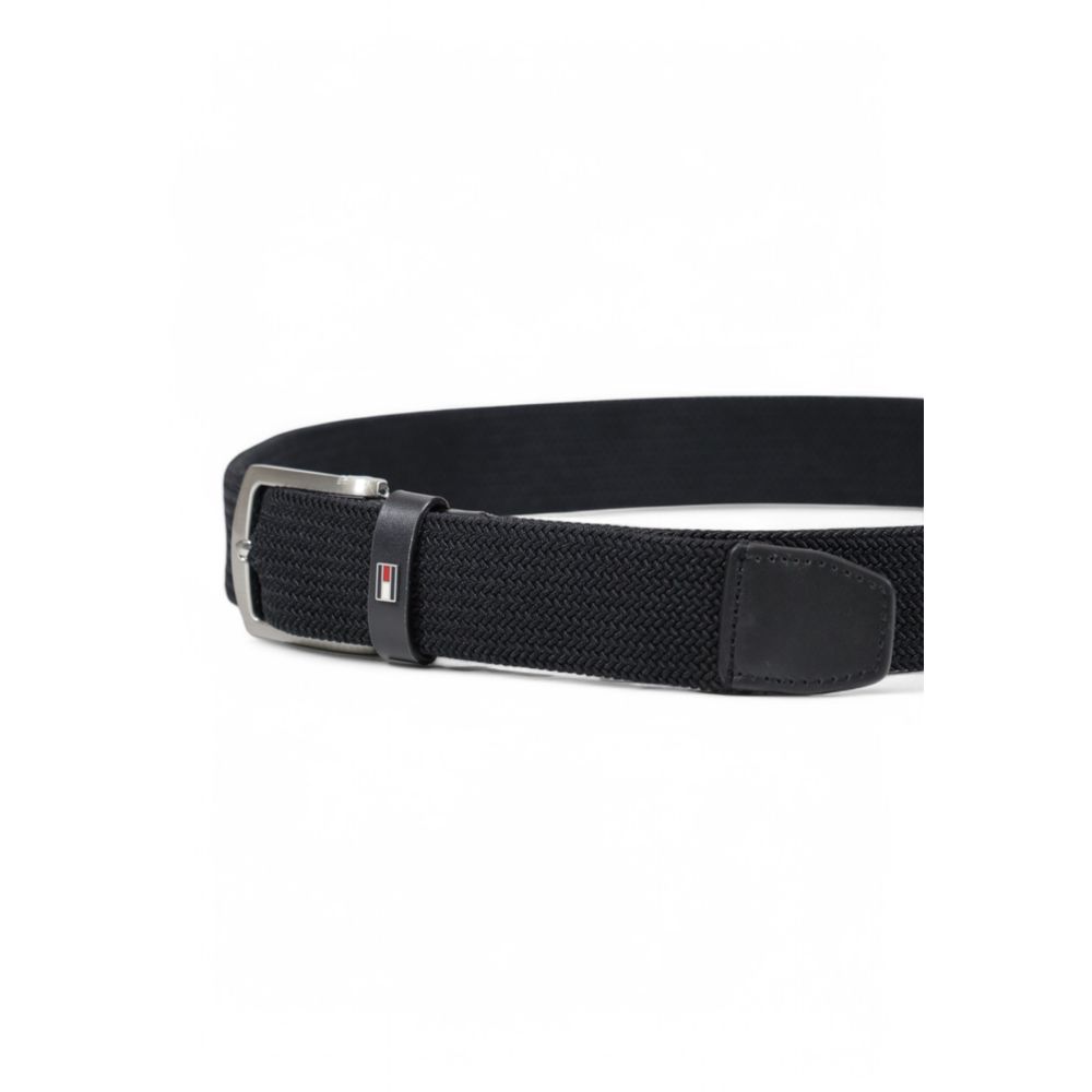 Tommy Hilfiger Black Recycled Polyester Belt