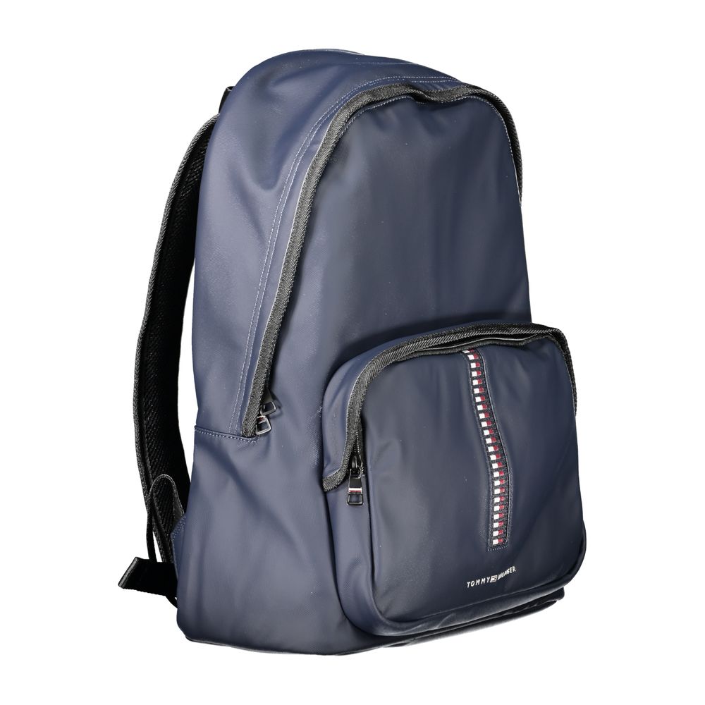 Tommy Hilfiger Blue Polyurethane Men's Backpack