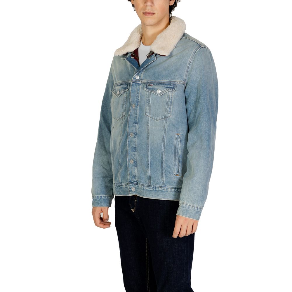 Tommy Hilfiger Jeans Light Blue Cotton Denim Jacket