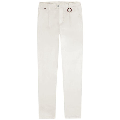 Tramarossa White Cotton Men Jeans