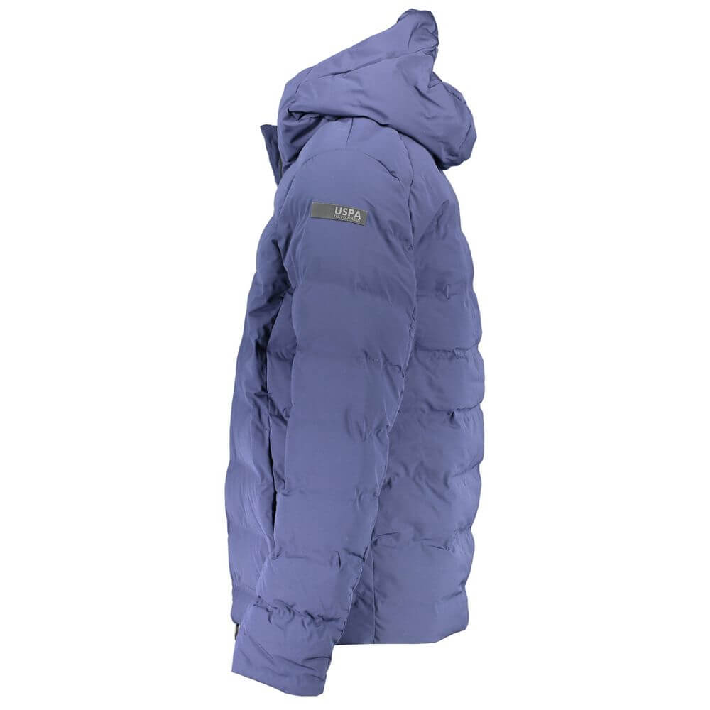 Front view with bag zipped and handles upright.