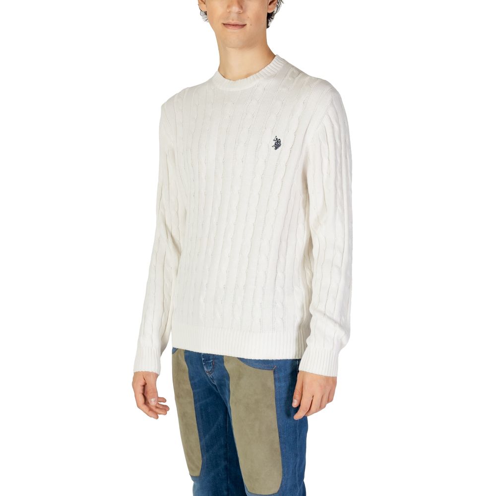 U.S. POLO ASSN. White Cotton Sweatshirt
