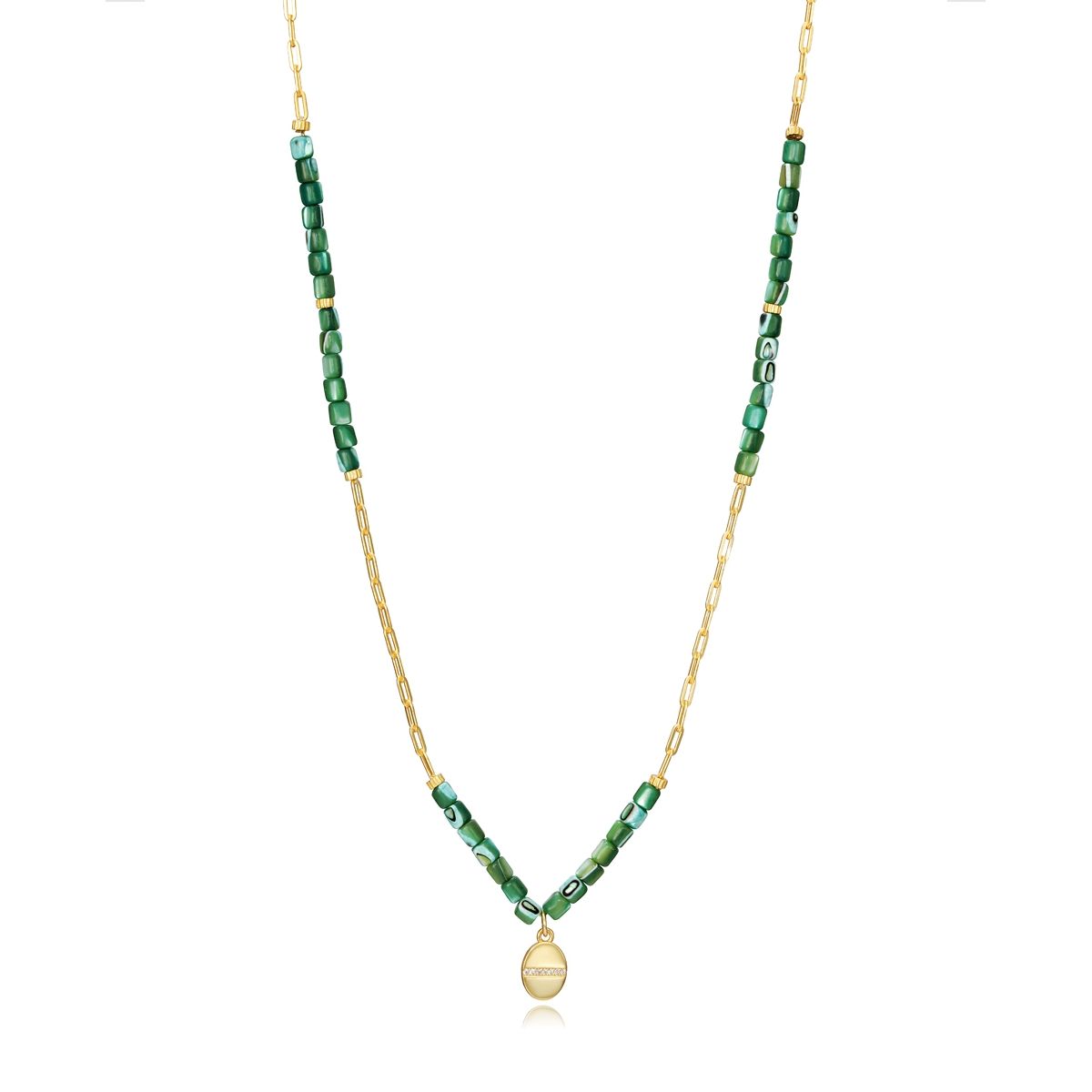 VICEROY JEWELS Mod. 13040C100-92 silver 925° necklace with quartz and mineral elements, suitable for ladies, 32mm case, water resistant 5 ATM.