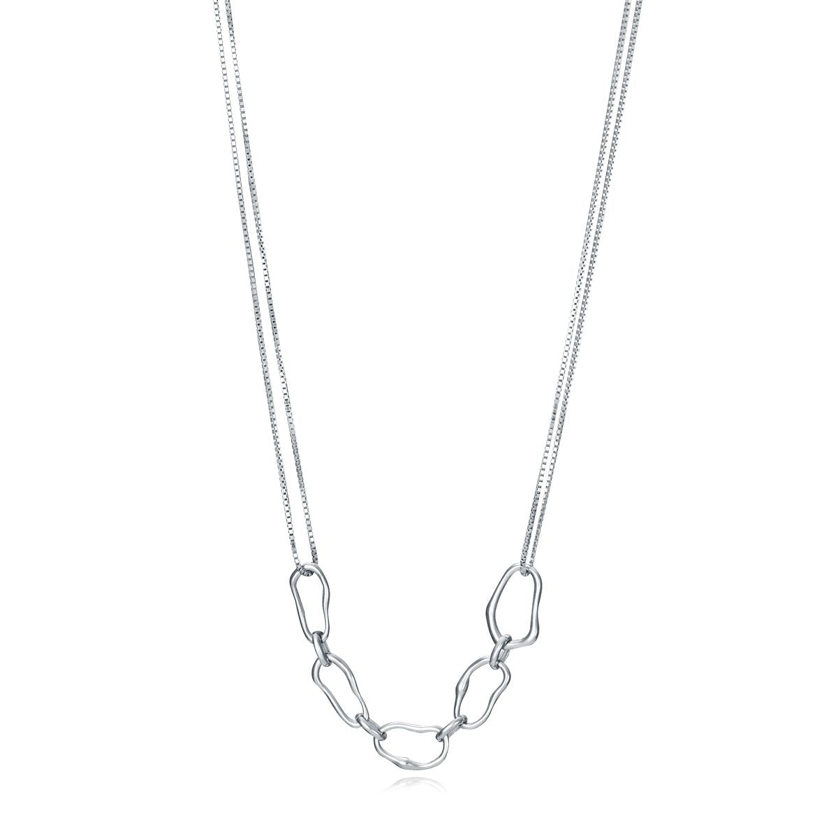 VICEROY JEWELS Mod. 13051C000-00, silver 925° necklace with quartz analog movement, lady's accessory in official packaging, water-resistant 5 ATM.