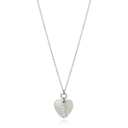 VICEROY JEWELS Mod. 13055C000-90 ladies necklace, heart pendant, silver 925, quartz analog, in official packaging, 42mm case, 3 ATM.