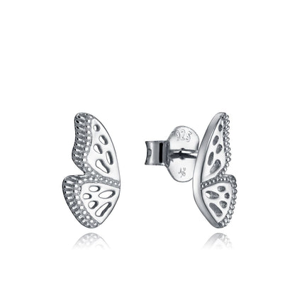 VICEROY JEWELS Mod. 61071E000-00 silver 925° lady's earrings in official box, butterfly design, quartz analog with chronograph functions.
