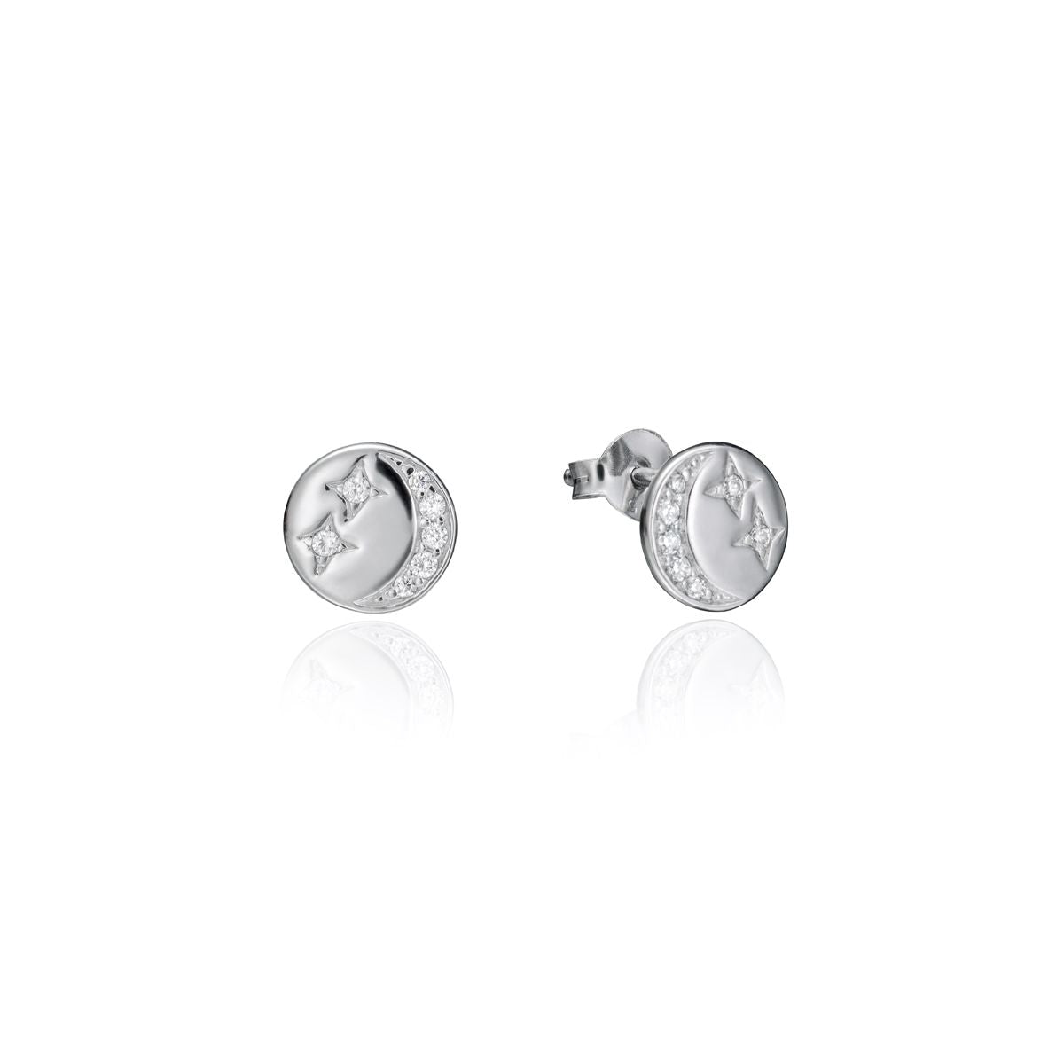 VICEROY JEWELS Mod. 71059E000-30 lady earrings in silver, quartz analog, water-resistant 3 ATM, 27mm case, with mineral dial.