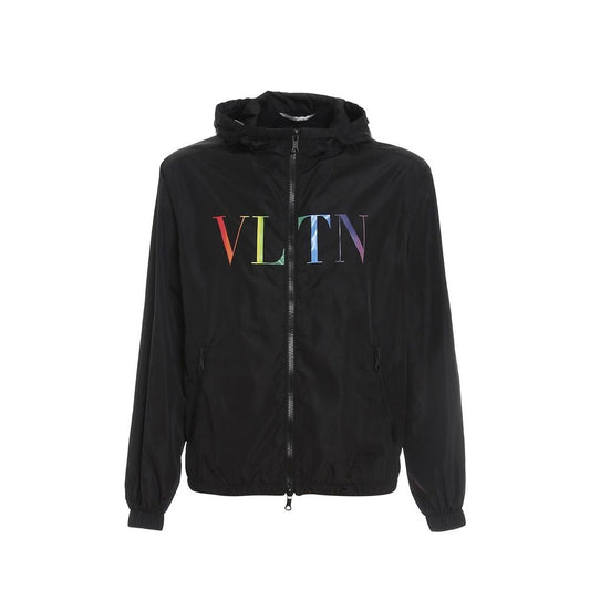 Valentino Black Polyamide Shell Jacket