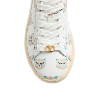 Valentino Garavani Le Chat De La Maison Royco Sneaker In Nappa Calfskin