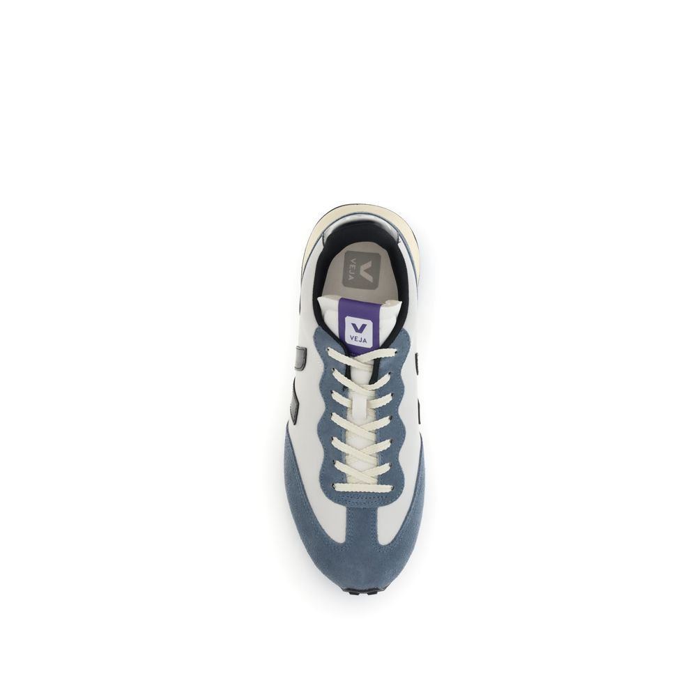 Top view of Veja Multicolor Polyester Athletic Sneakers with lace-up closure and logo details.