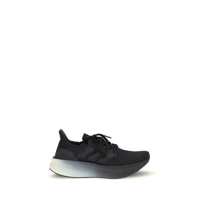 Y-3 Black Fabric Athletic Sneakers with TPU heel cage and BOOST midsole for excellent comfort and style.