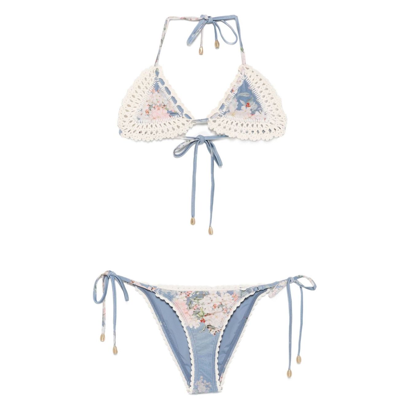 Zimmermann Floral print bikini set Beachwear & underwear
